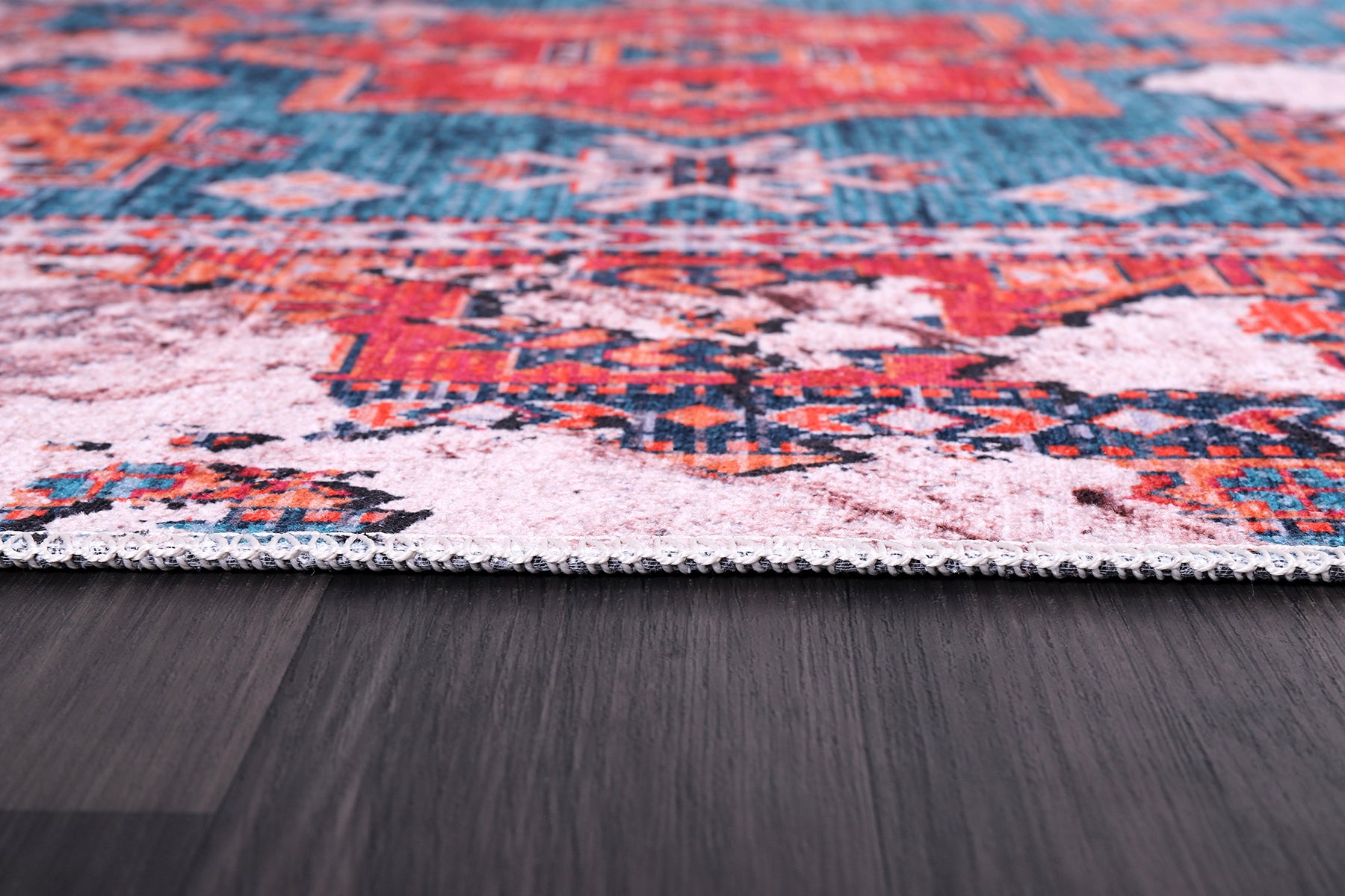 RW2179 washable chenille rug texture and pattern detail