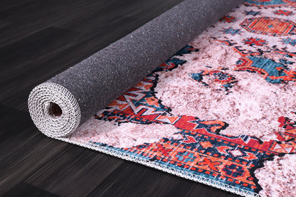 RW2179 washable chenille rug texture and pattern detail