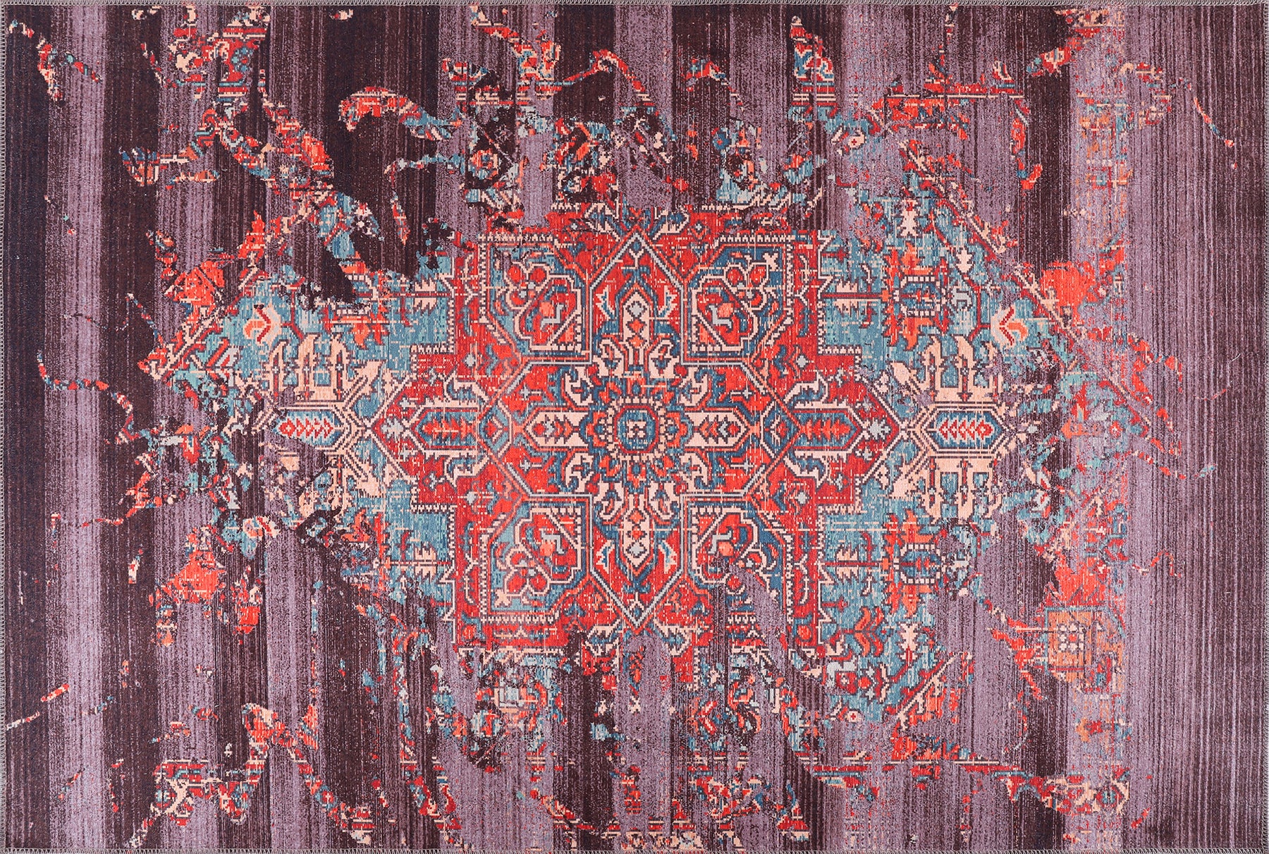 RW2182 washable chenille area rug