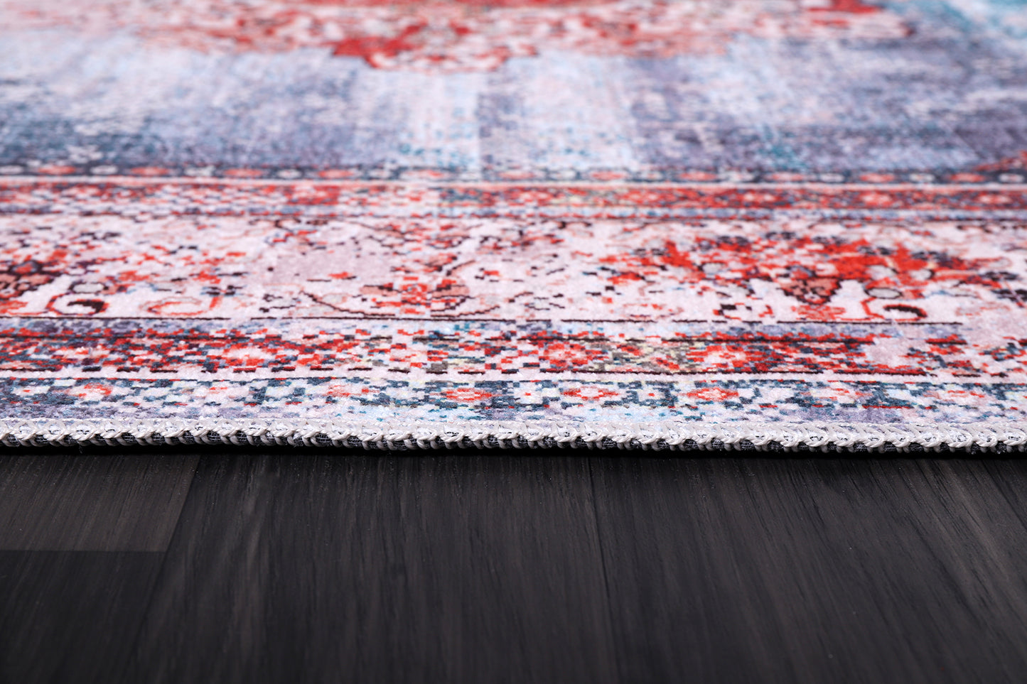 RW2184 washable chenille rug texture and pattern detail