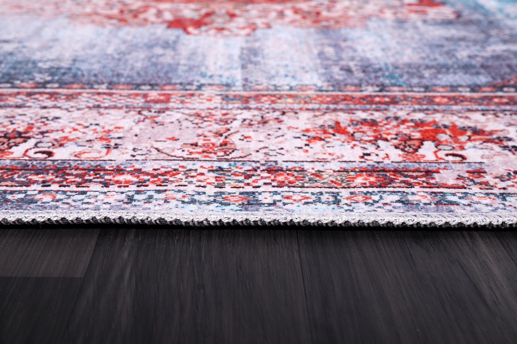 RW2184 washable chenille rug texture and pattern detail