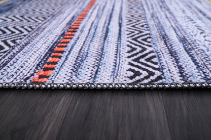 RW2273 washable chenille rug texture and pattern detail