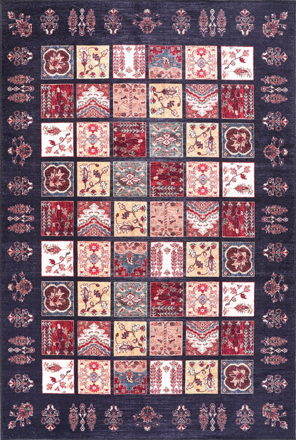 RW2281 washable chenille area rug