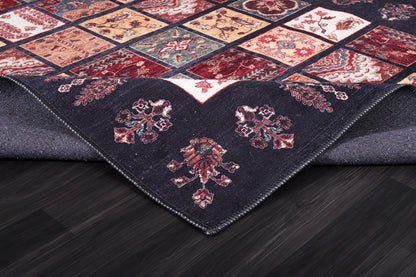 RW2281 washable chenille rug texture and pattern detail
