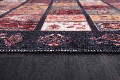 RW2281 washable chenille rug texture and pattern detail