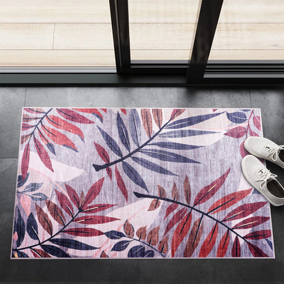 RW3001 washable chenille area rug, doormat