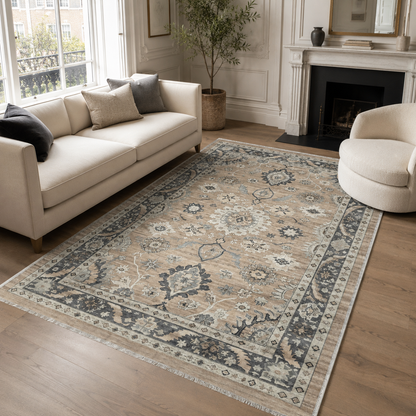 RW302601 washable chenille area rug