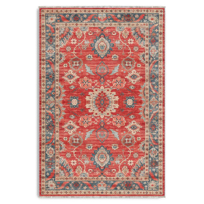 RW302603 washable chenille area rug viewed from above