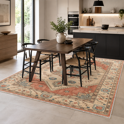 RW302701 washable chenille area rug