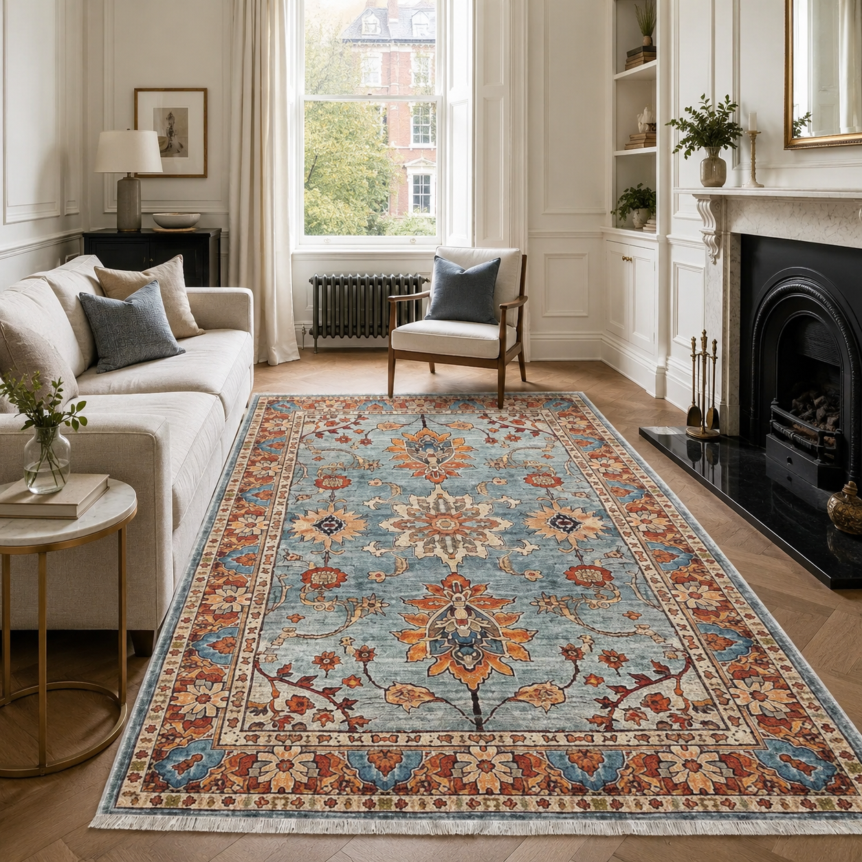 RW3030 washable chenille area rug