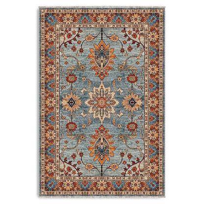RW3030 washable chenille area rug viewed from above