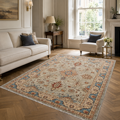 RW3031 washable chenille area rug, room scene