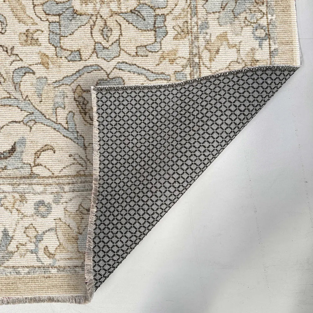 RW3038 washable chenille rug texture and pattern detail