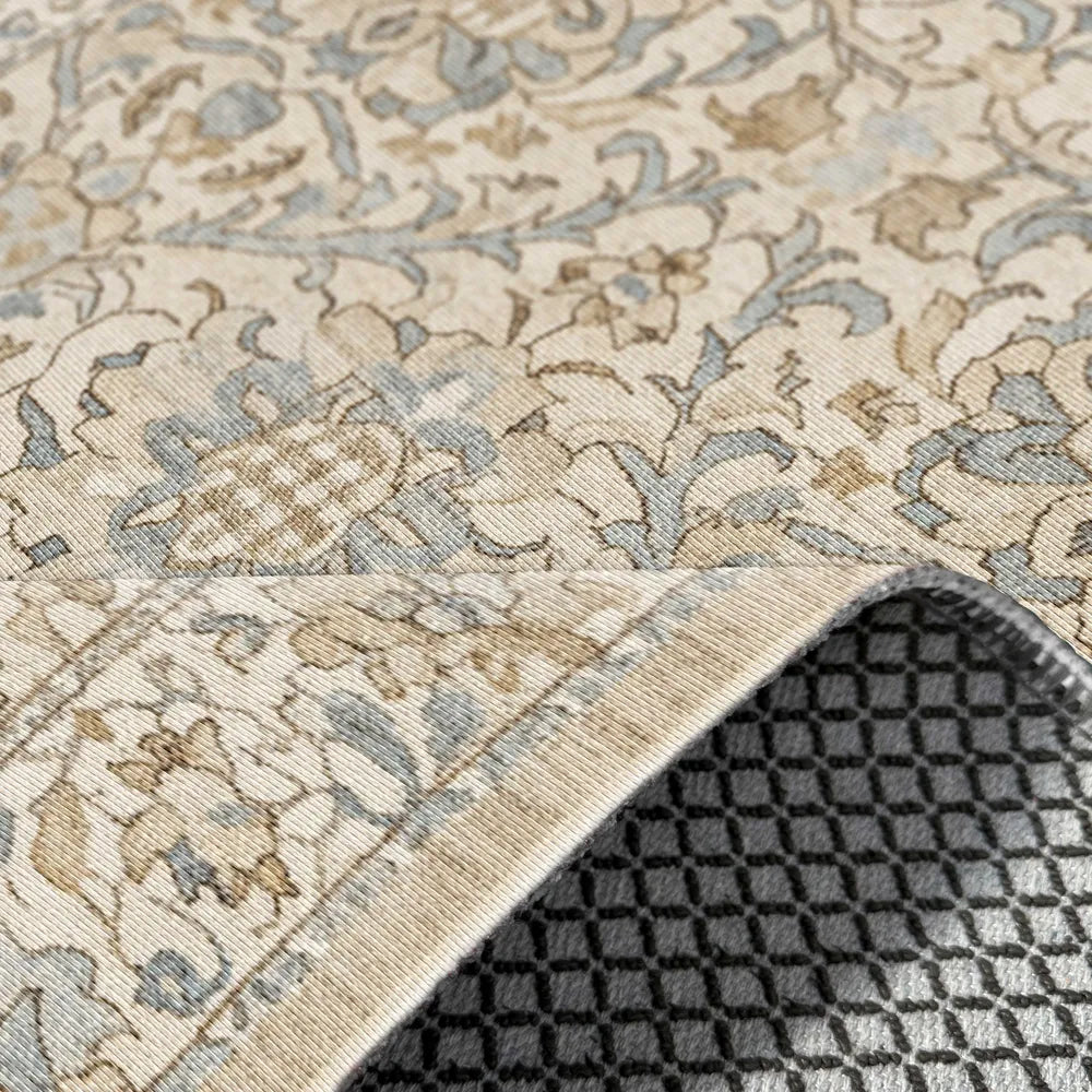 RW3038 washable chenille rug texture and pattern detail
