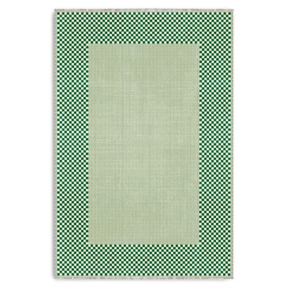 RW3047103 washable chenille area rug viewed from above