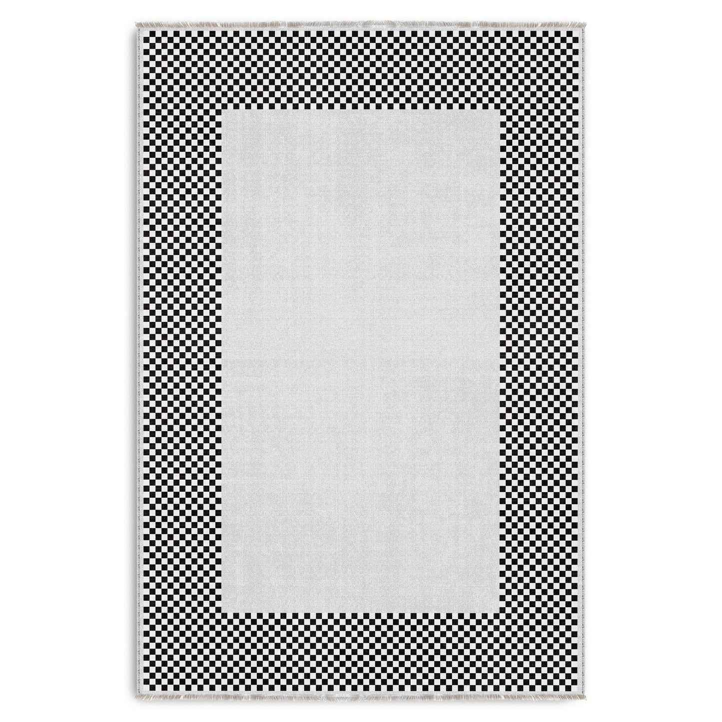 RW3047203 washable chenille area rug viewed from above
