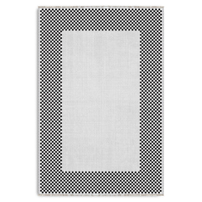 RW3047203 washable chenille area rug viewed from above