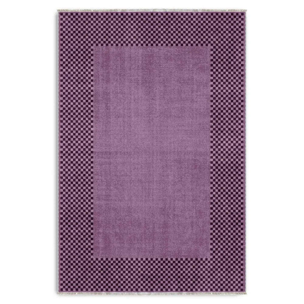 RW3047403 washable chenille area rug viewed from above