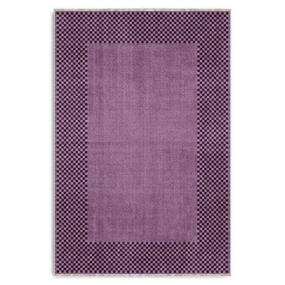 RW3047403 washable chenille area rug viewed from above