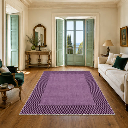 RW3047403 washable chenille area rug, room scene