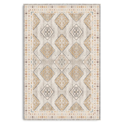 RW3048 washable chenille area rug viewed from above