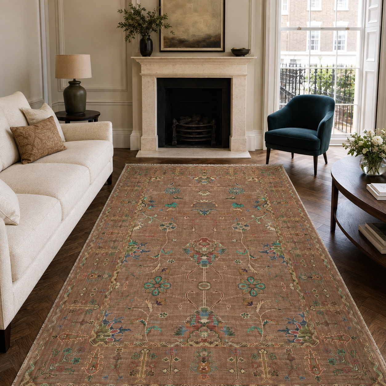 RW3051 washable chenille area rug