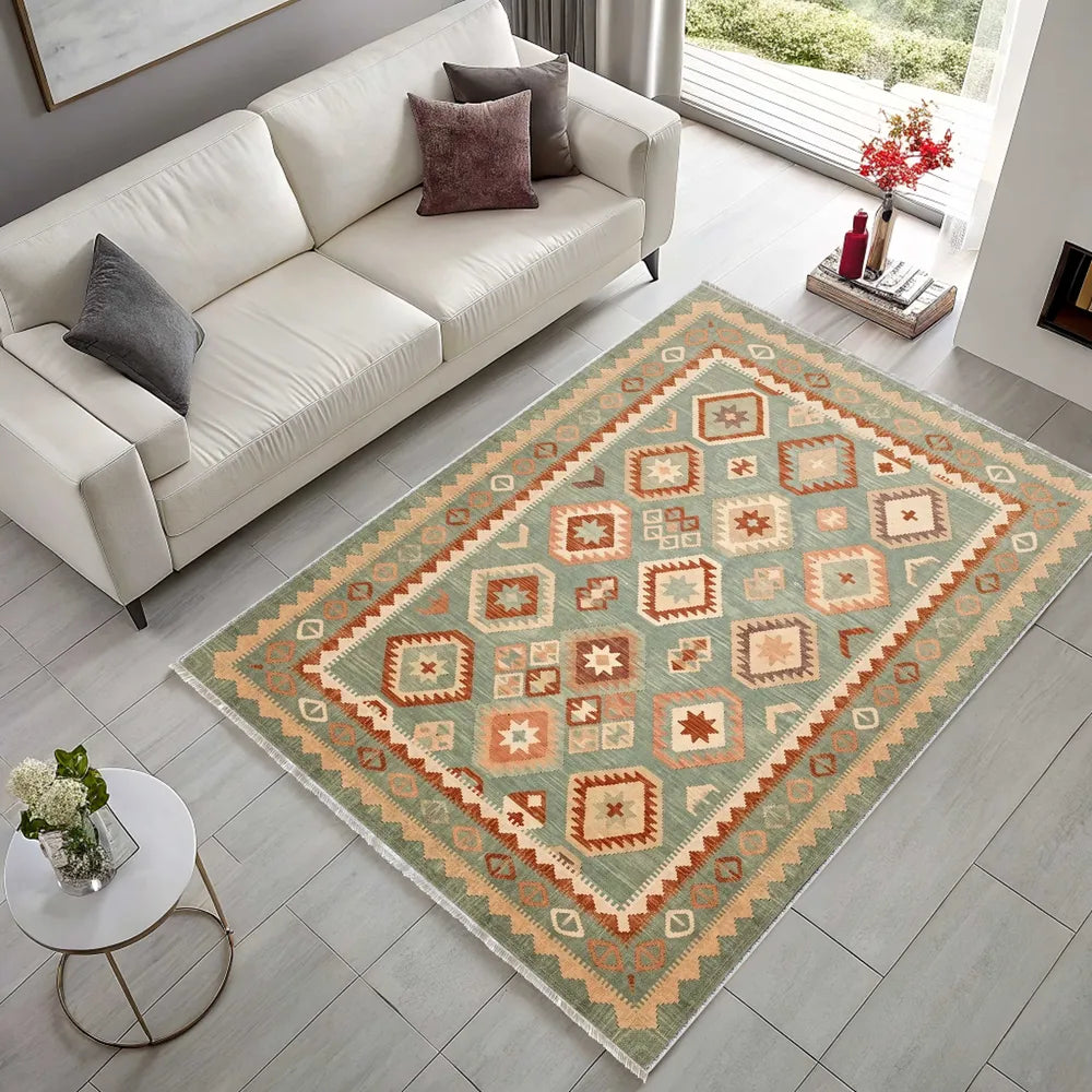 RW3055 washable chenille area rug