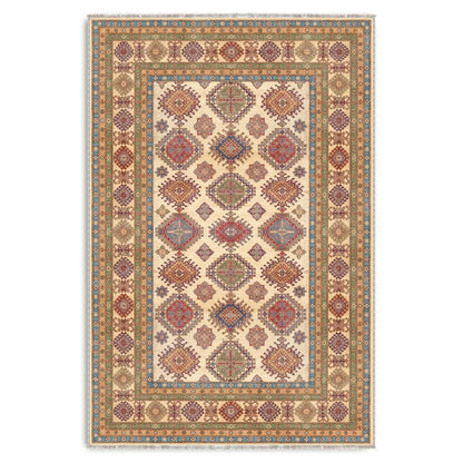 RW3057 washable chenille area rug viewed from above
