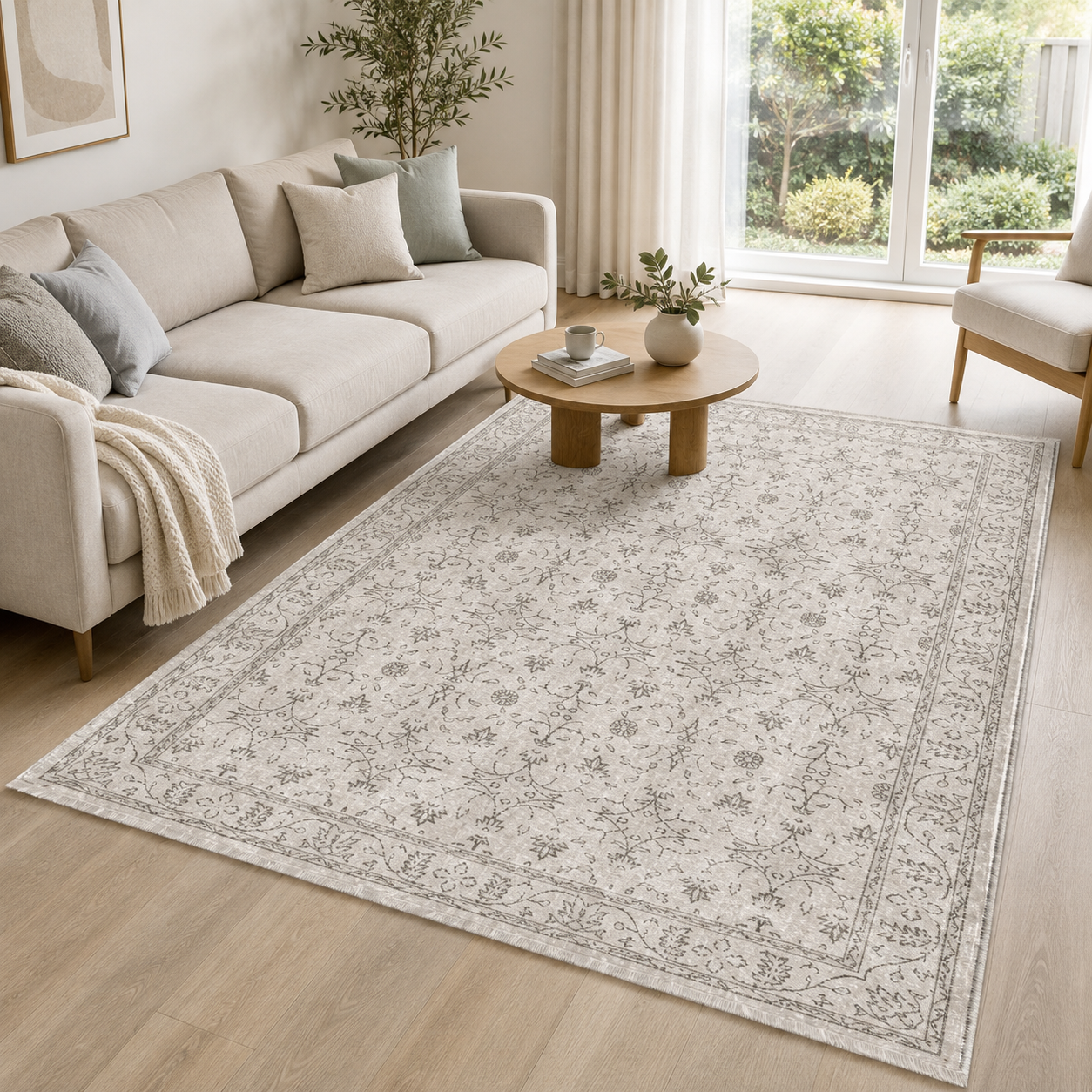 RW3058 washable chenille area rug