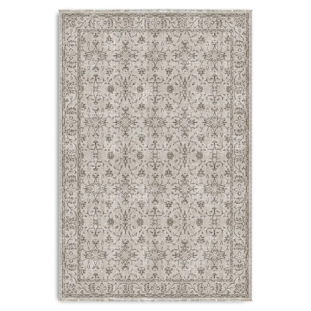 RW3058 washable chenille area rug viewed from above