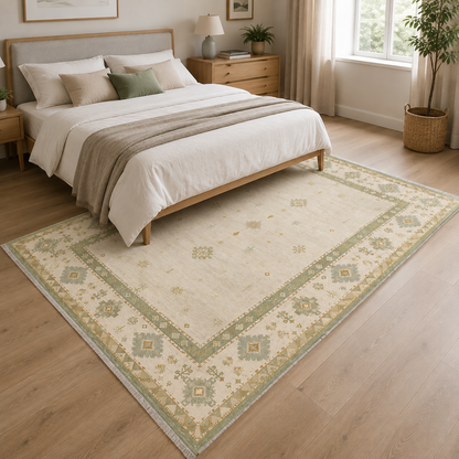 RW3064 washable chenille area rug, room scene