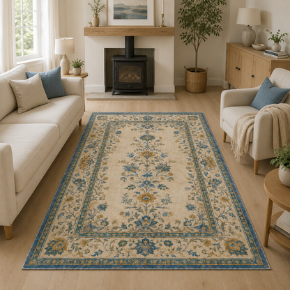 RW3065 washable chenille area rug