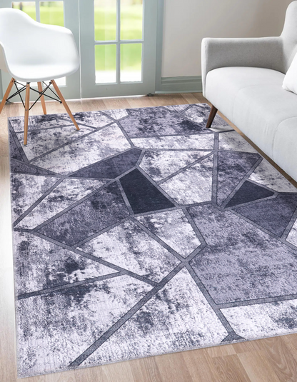 RW4001 washable chenille rug texture and pattern detail