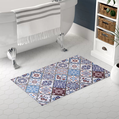 RW4002 washable chenille area rug, doormat