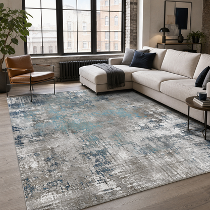 RW7001 washable chenille area rug