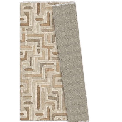 RW7004 washable chenille rug texture and pattern detail