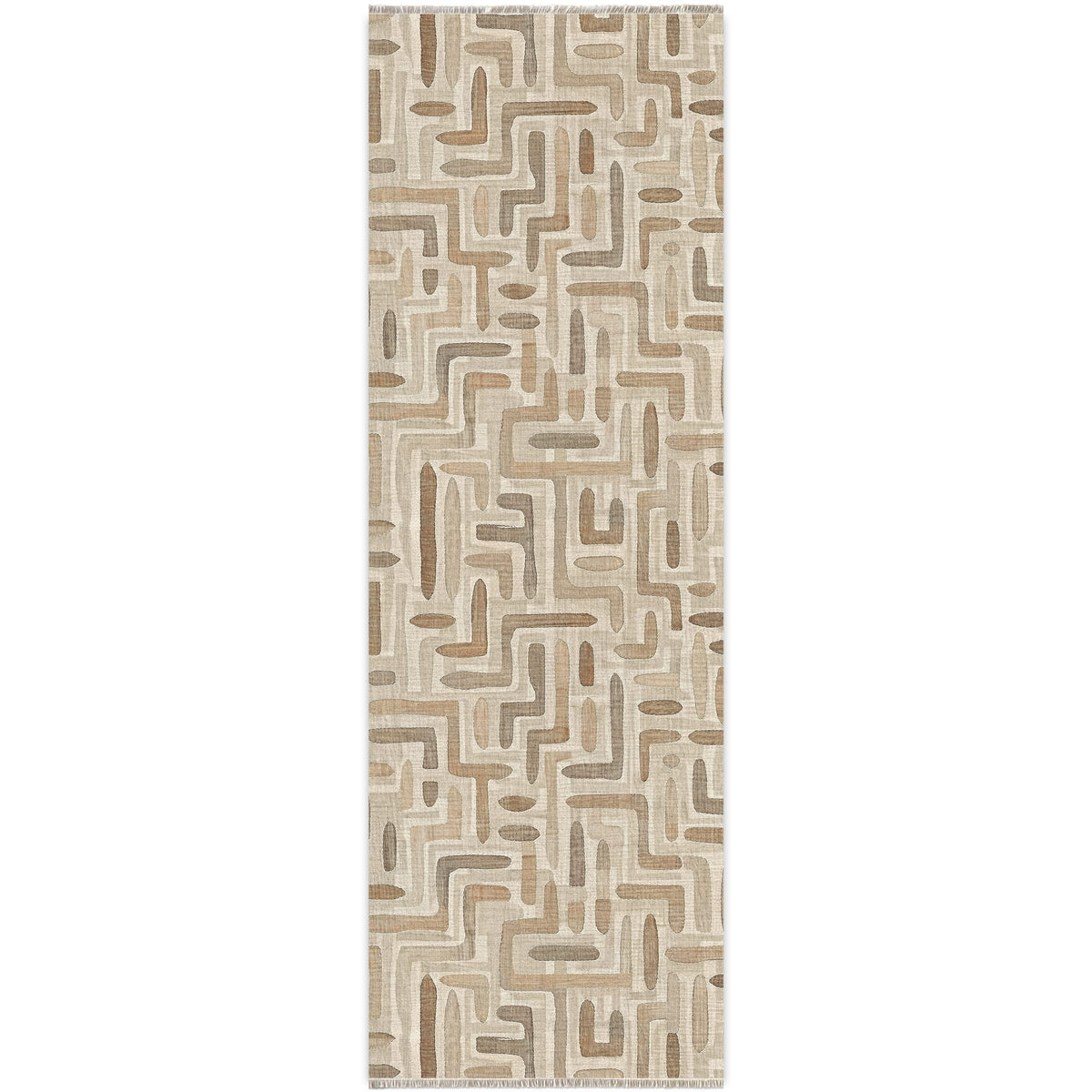 RW7004 washable chenille rug texture and pattern detail