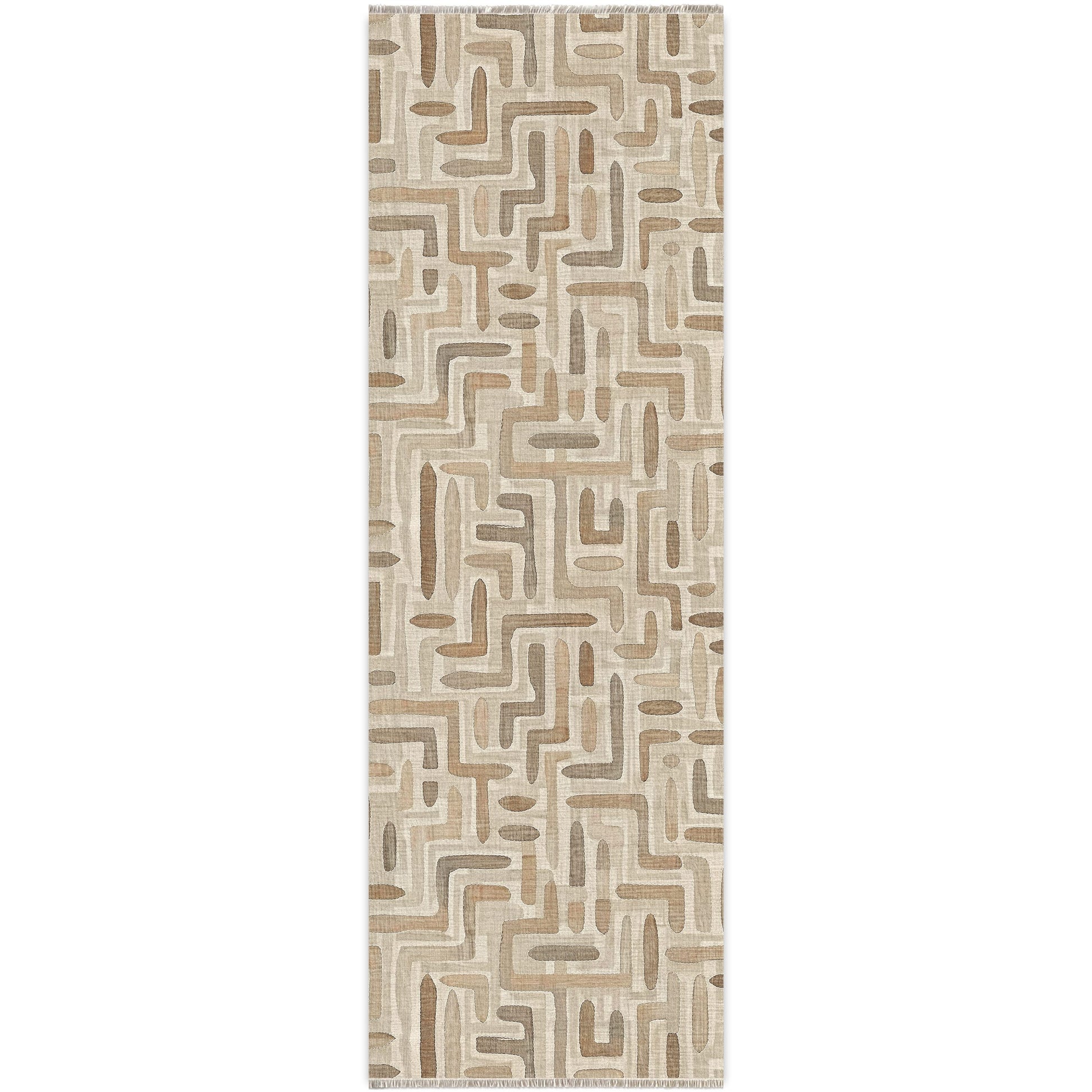RW7004 washable chenille rug texture and pattern detail