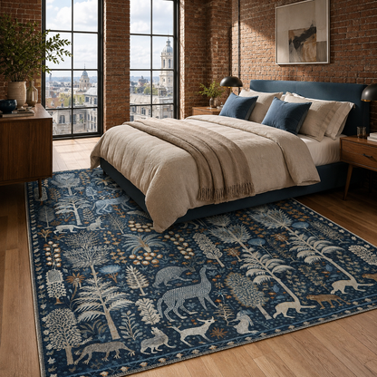 RW7005 washable chenille rug texture and pattern detail