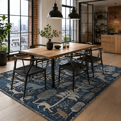 RW7005 washable chenille rug texture and pattern detail