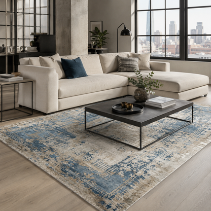 RW7007 washable chenille rug texture and pattern detail