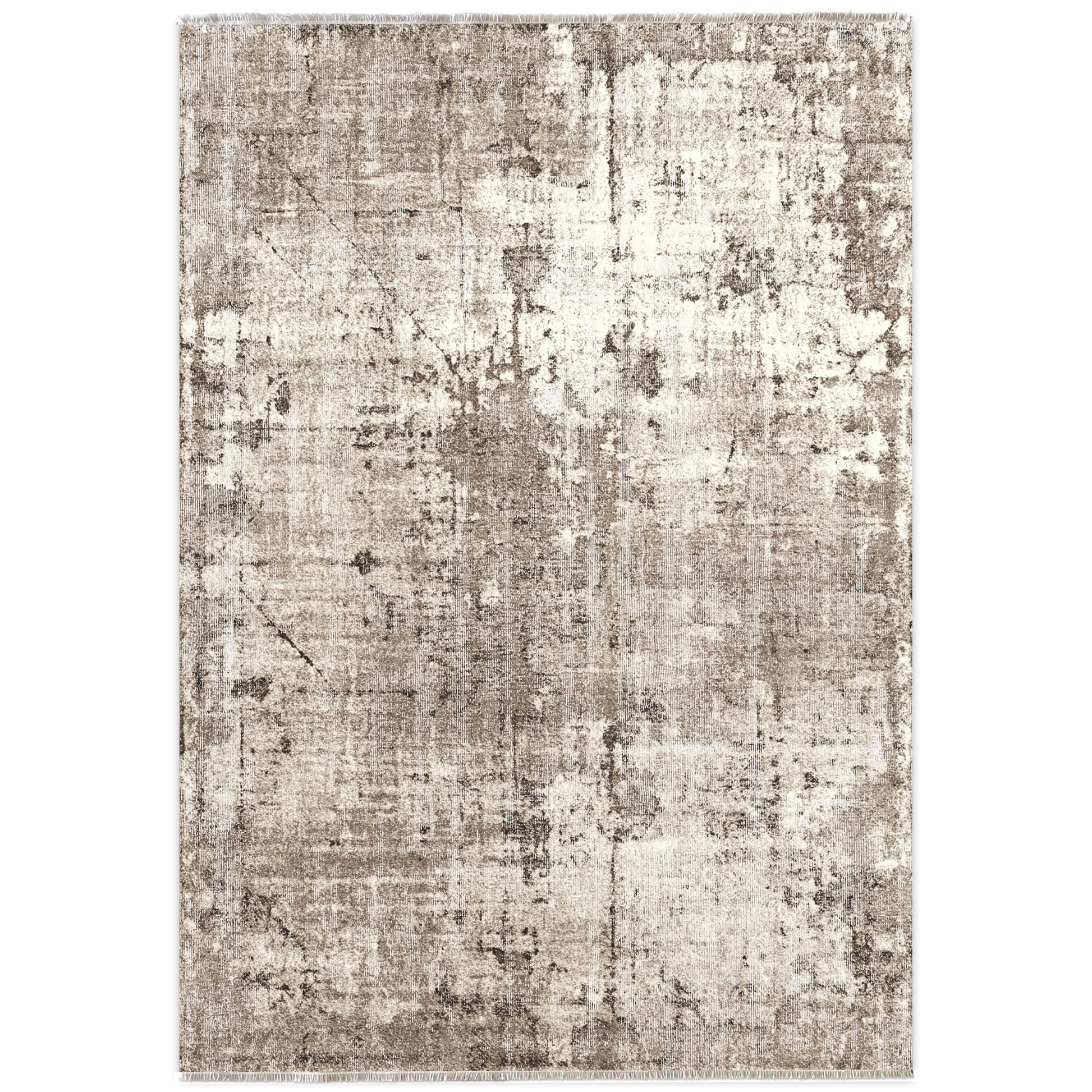 RW7008 washable chenille area rug viewed from above