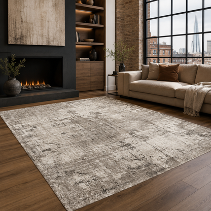 RW7008 washable chenille rug texture and pattern detail