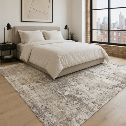 RW7008 washable chenille rug texture and pattern detail