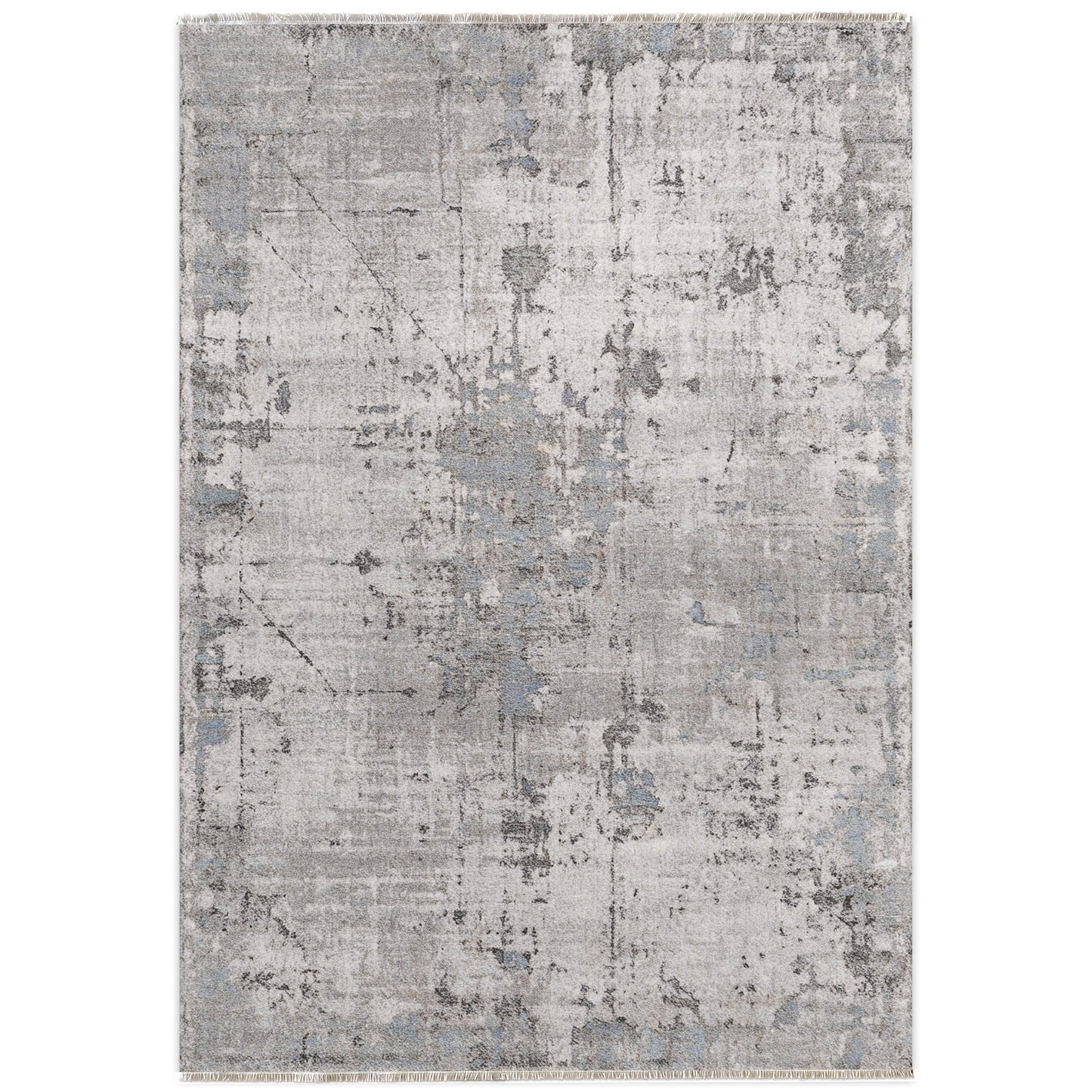 RW7009 washable chenille area rug viewed from above