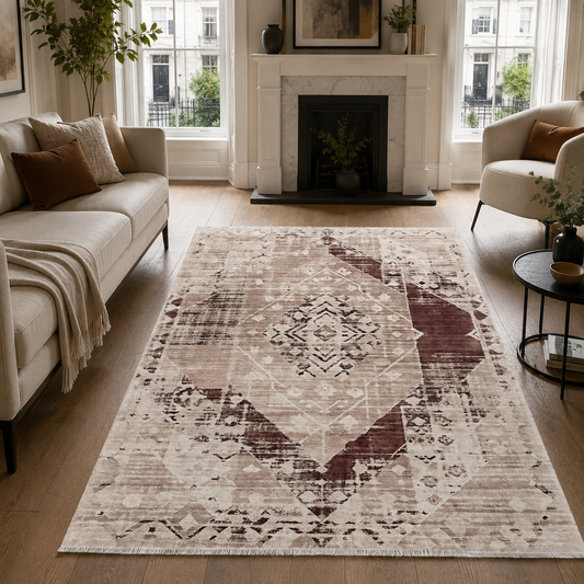 RW7010 washable chenille area rug