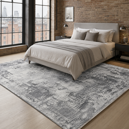 RW7012 washable chenille rug texture and pattern detail