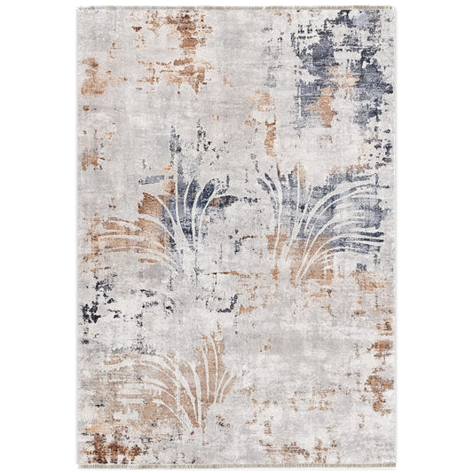 RW7014 washable chenille area rug viewed from above