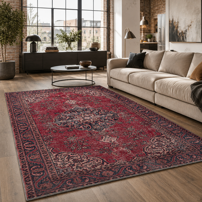 RW7016 washable chenille area rug