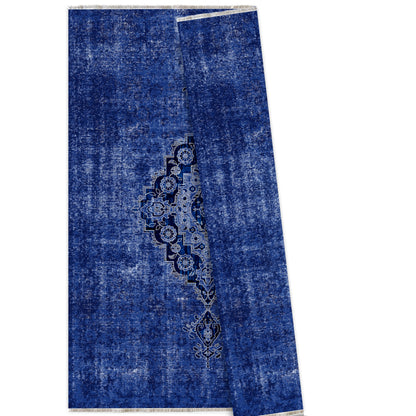 RW7018 washable chenille area rug viewed from above